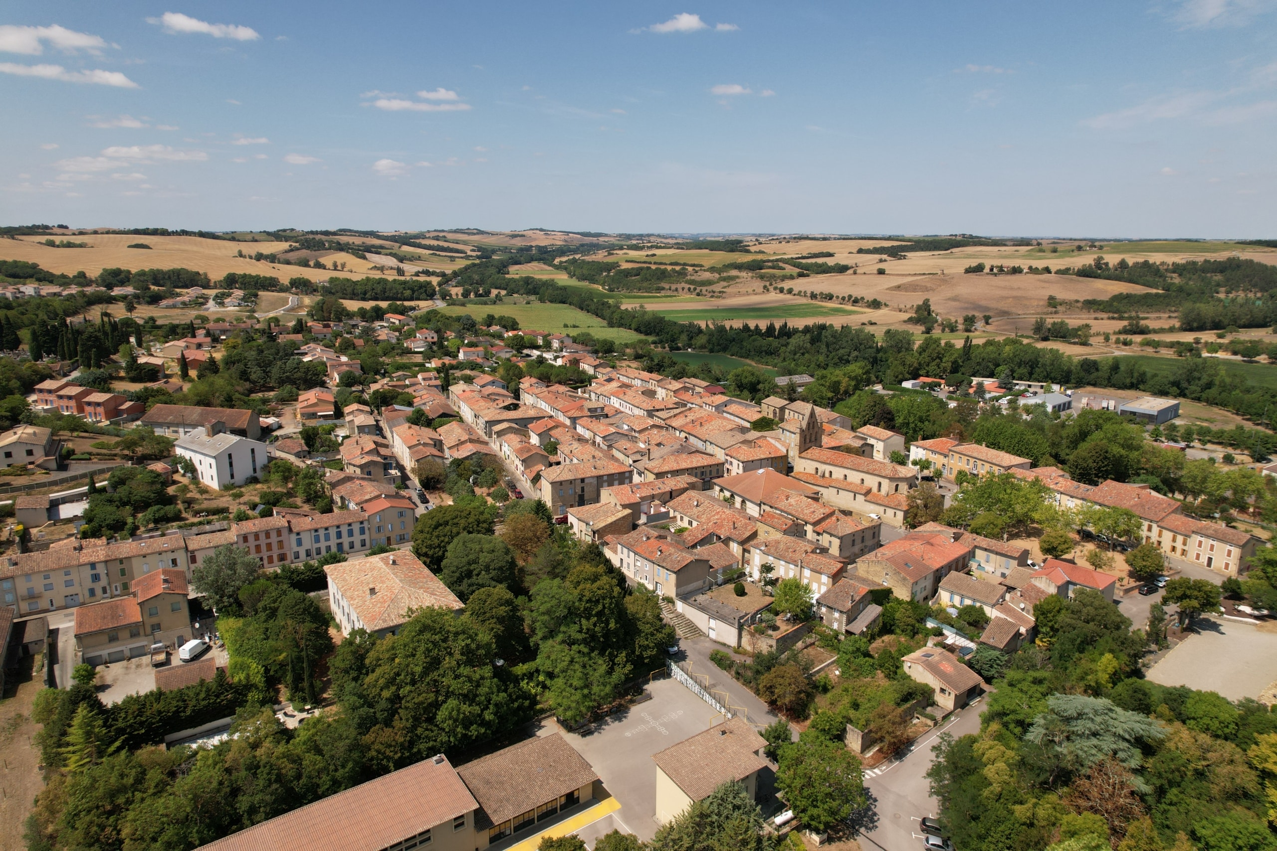 Photo d'un village audois