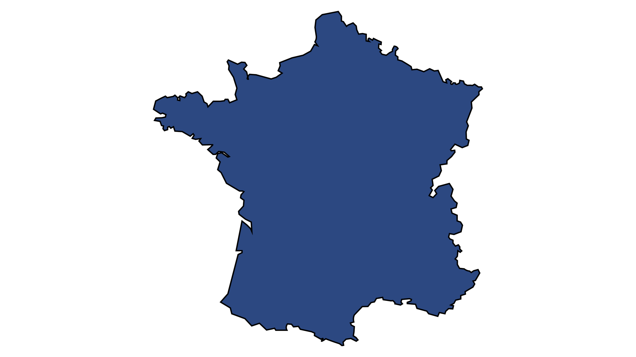 Carte des centres de formation Drone Up Academy en France