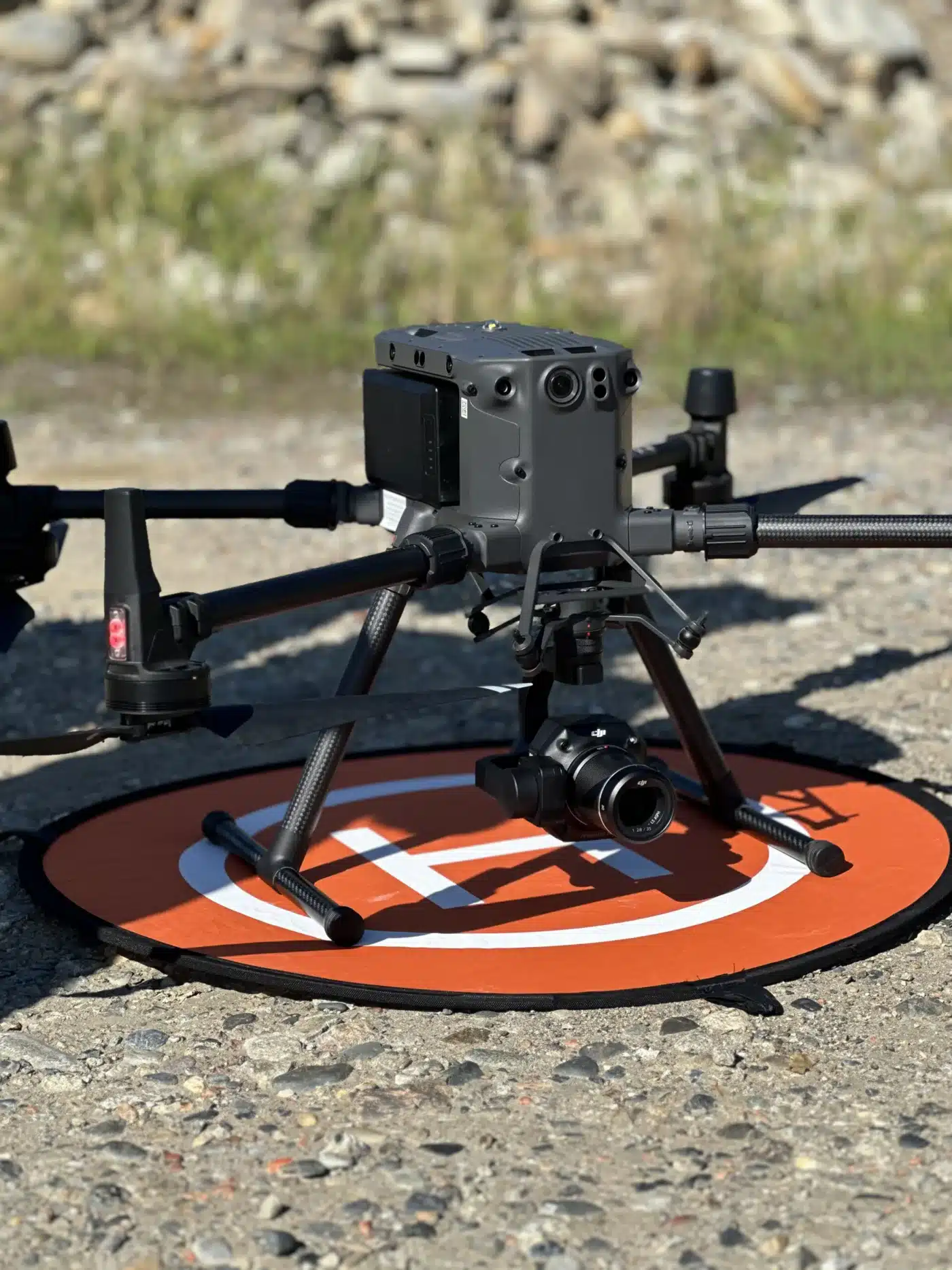 Drone professionnel équipé pour la photogrammétrie